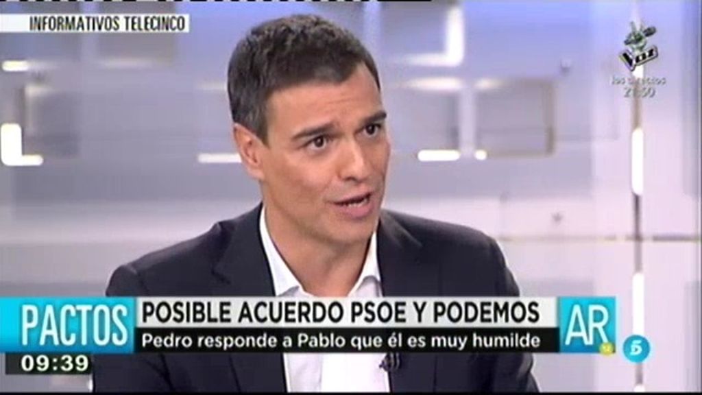 Sánchez: "Tendemos la mano tanto a Podemos como Ciudadanos"