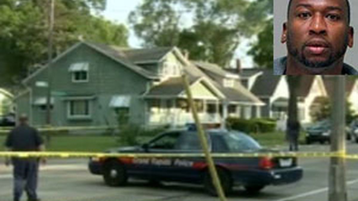 El asesino y suicida y una de las casas acordonada por la policía. Foto: Foxnews.com