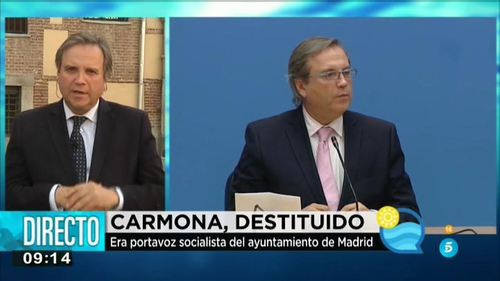 Carmona: "Si hay alguien que se debe retirar por el resultado electoral debería ser P.Sánchez"