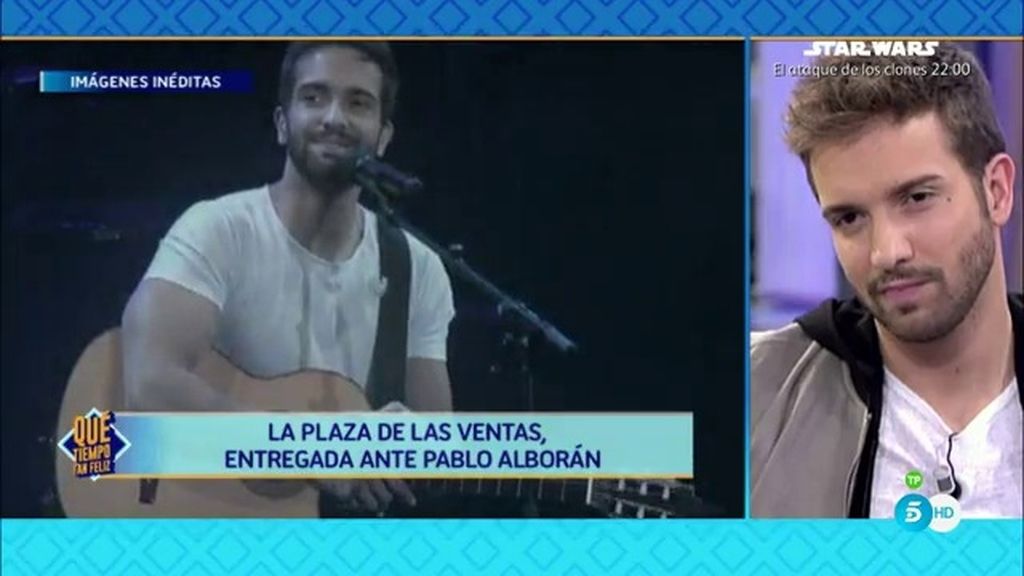 Pablo Alborán, al ver sus imágenes inéditas en Las Ventas: "Me asustaba mucho"