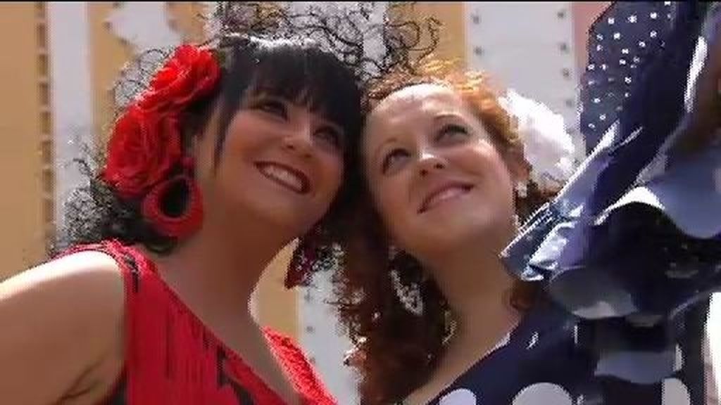 El paloselfi se cuela en la Feria de Sevilla