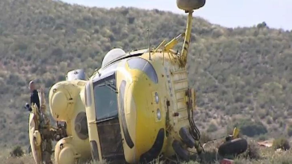 Misterioso accidente de un helicóptero abandonado en Almería