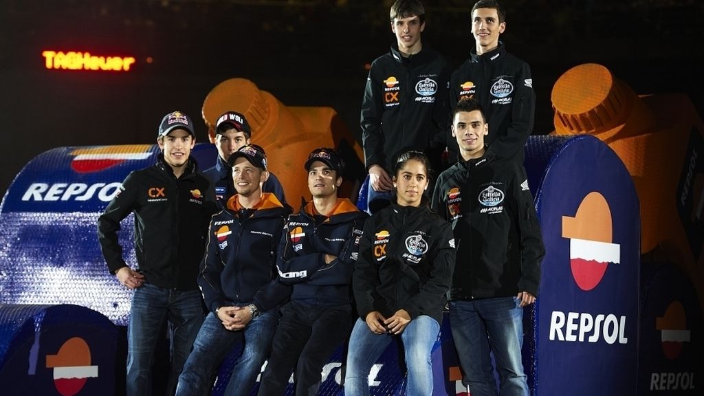 Repsol Honda presenta su poderío en Madrid