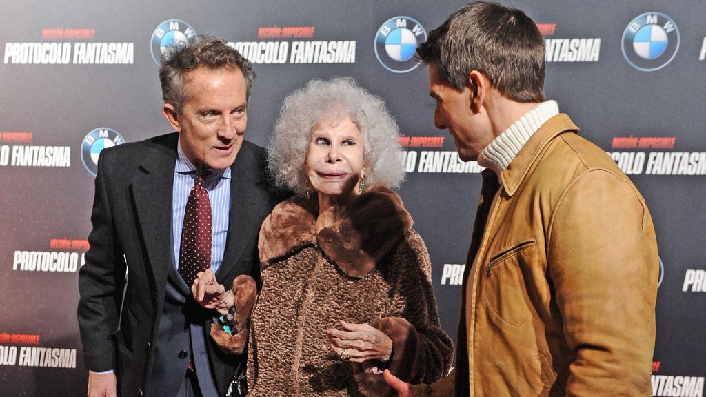 Complicidad entre Tom Cruise, la Duquesa de Alba y Alfonso Díez