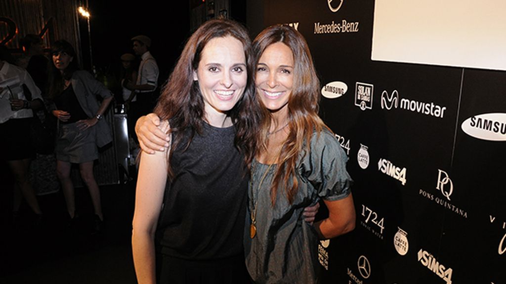 Ana Locking con otra de sus fans, la mismísima Lydia Bosch