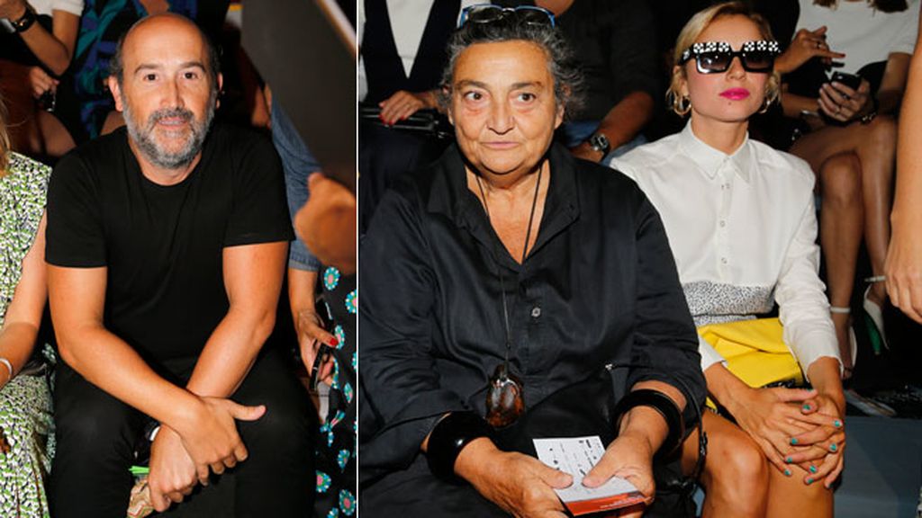 Belén Esteban y los incondicionales de Davidelfin, en el 'front row'