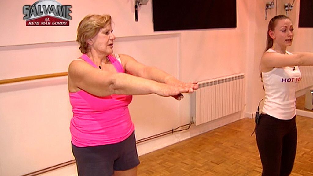La entrenadora ha felicitado a Carmen por su espíritu de superación