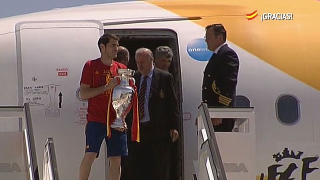 Los jugadores ya están en España