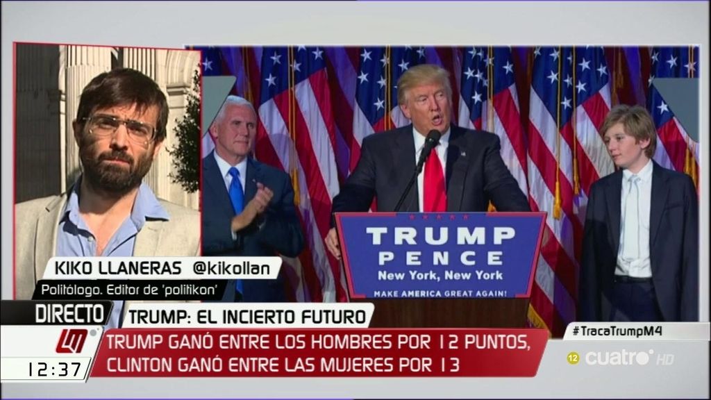 Kiko Llanera explica las dos claves por las que Trump ha logrado ser Presidente