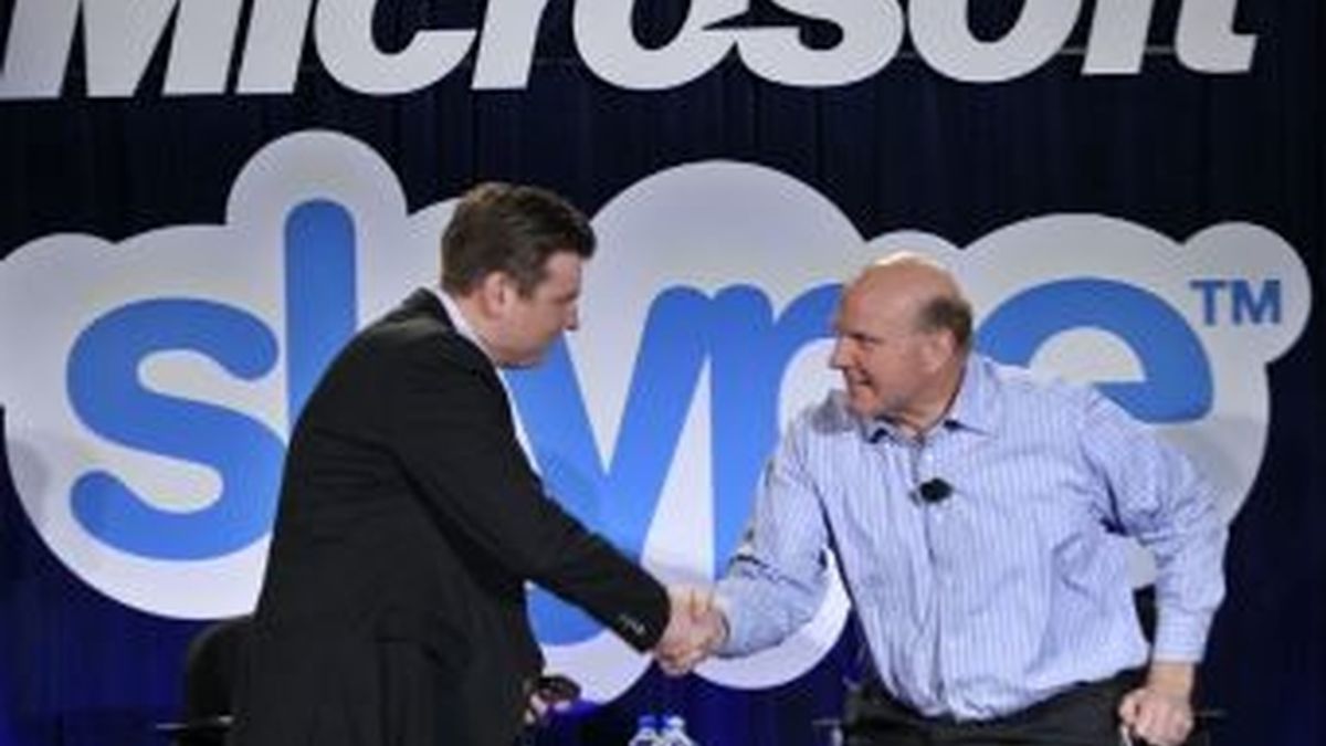 Los CEO de ambas compañías anunciaron el acuerdo que incorporaba Skype al gigante Microsoft.