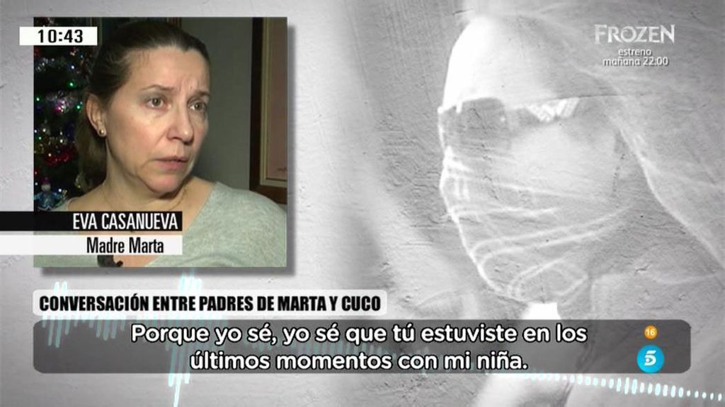 La conversación de los padres de Marta del Castillo y 'El Cuco', en 'AR'