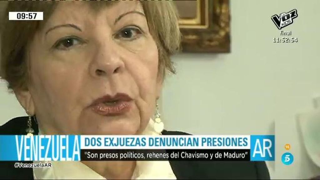 Dos exjuezas venezolanas denuncian presiones por parte del gobierno de Maduro