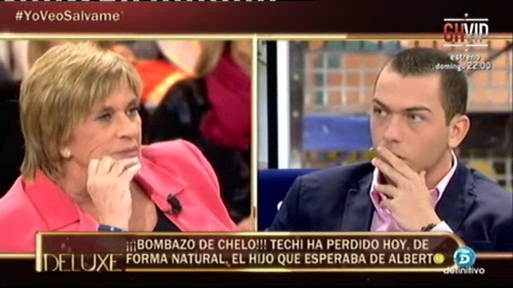 Chelo, a Alberto Isla: "Techi ha perdido, de forma natural, el niño que esperaba"