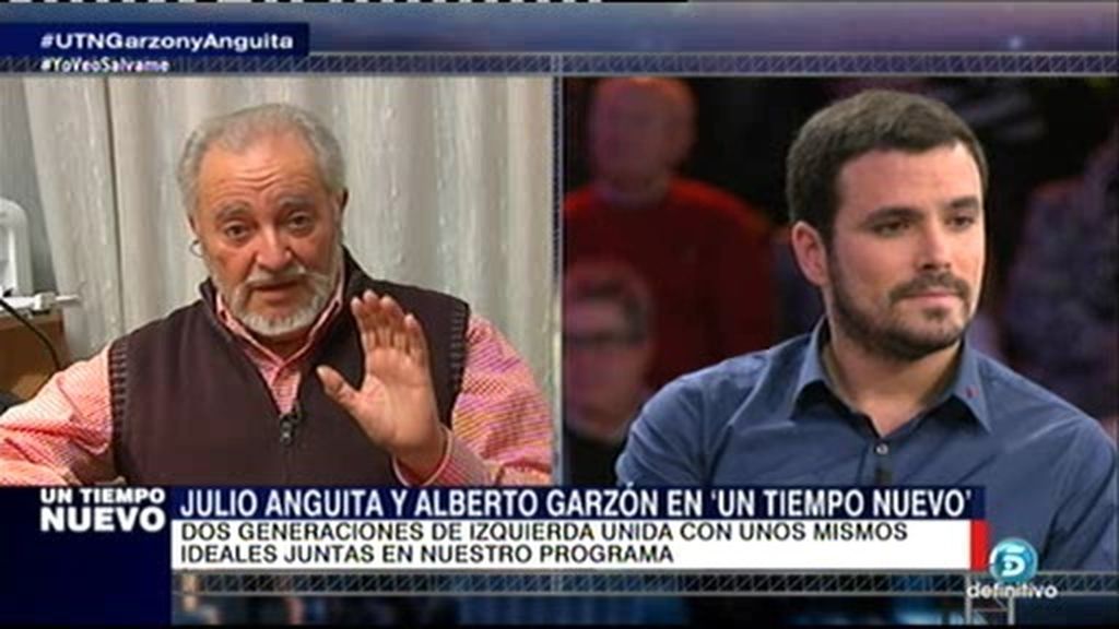 Julio Anguita: "Mi candidato para las primarias del próximo mayo es A. Garzón"