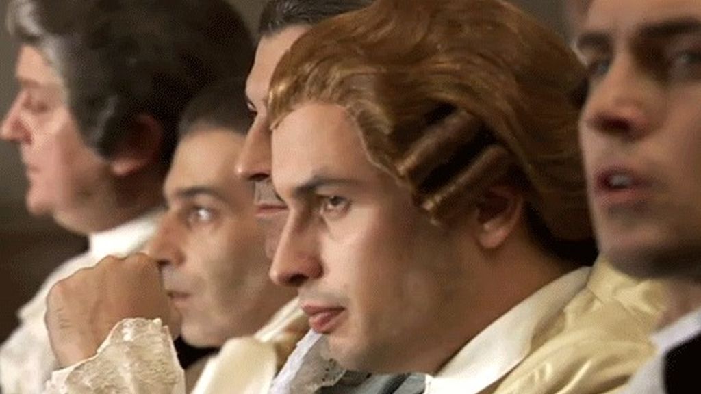Frente a los maridos de sus amantes
