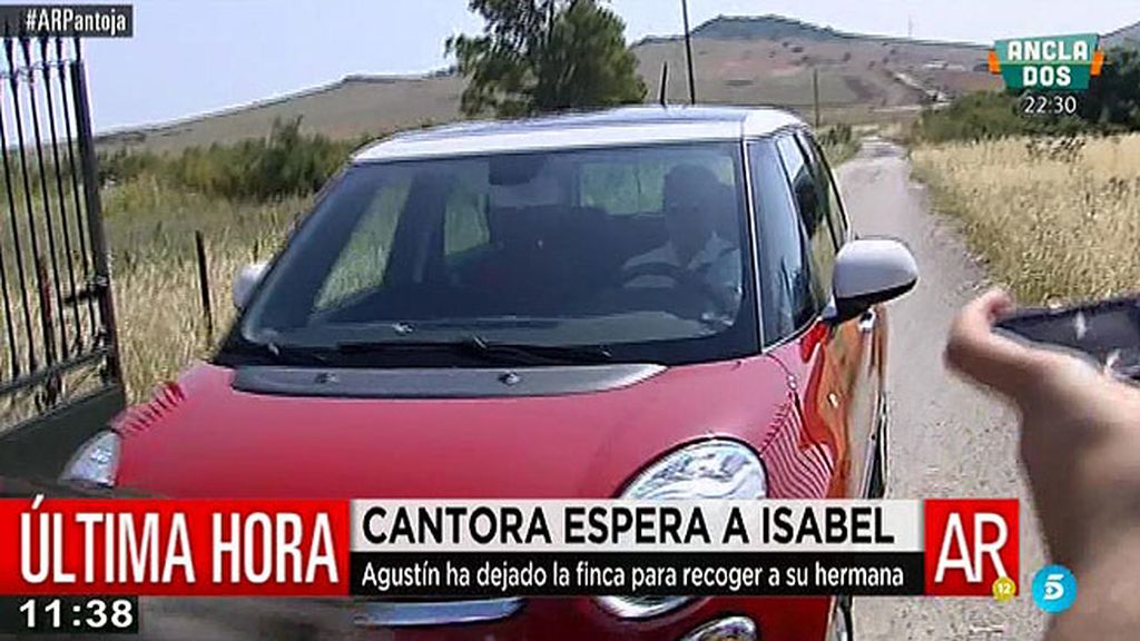 Agustín Pantoja ya ha salido de Cantora para recoger a Isabel Pantoja