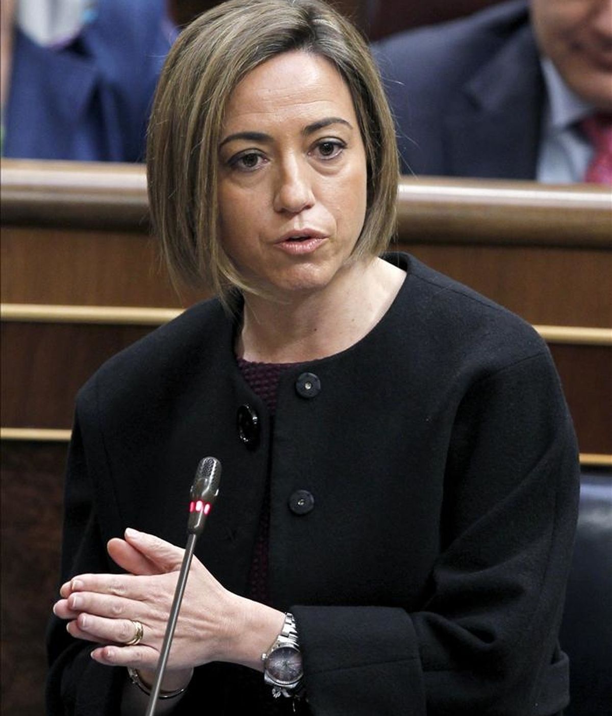 La ministra de Defensa, Carme Chacón. EFE/Archivo