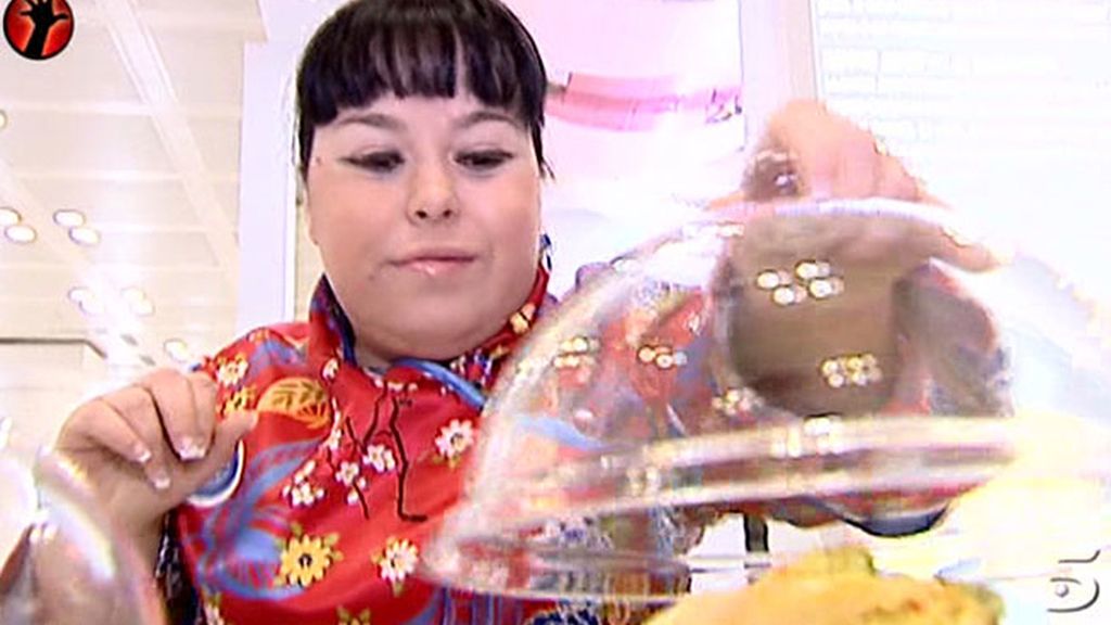 La reportera disfruta de las delicias del Madrid Fusión