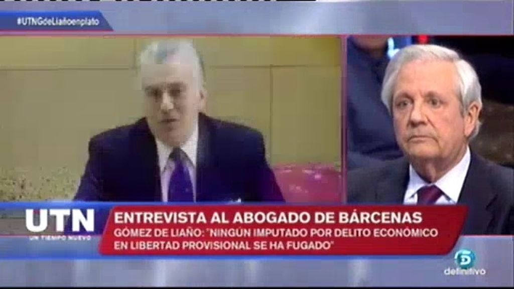 Gómez de Liaño: "Bárcenas no ha recibido mensajes del Gobierno, al menos conmigo"