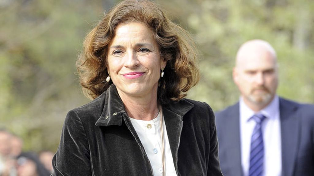 Ana Botella, en el tanatorio