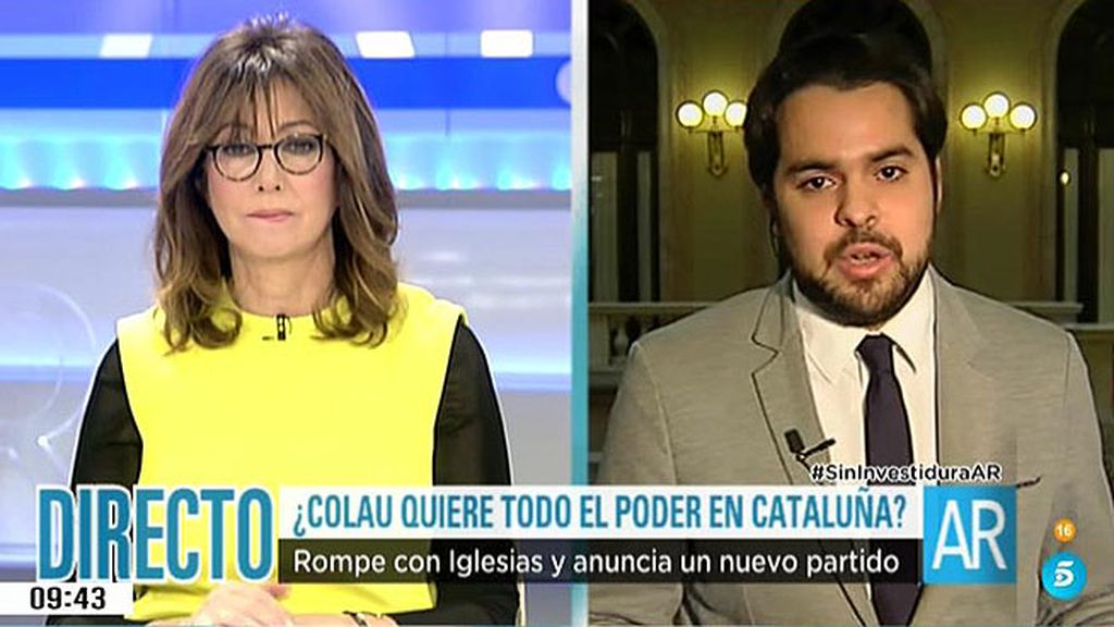 De Páramo, C's: "Colau es independentista, no me sorprende que se aleje de Podemos"