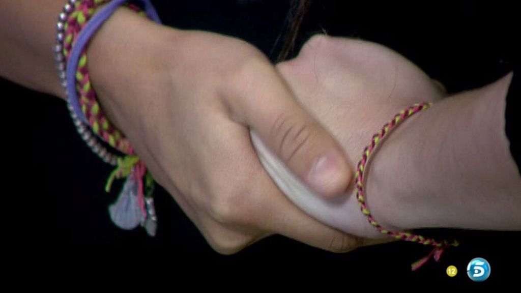 Pipi y María se han fundido en un emotivo abrazo