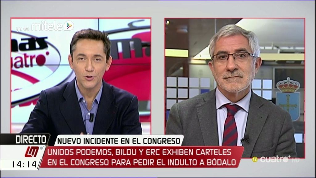 Gaspar Llamazares: "Es paradójico que el mismo Congreso que reprobó a Fernández Díaz ahora le quiera en sus comisiones"