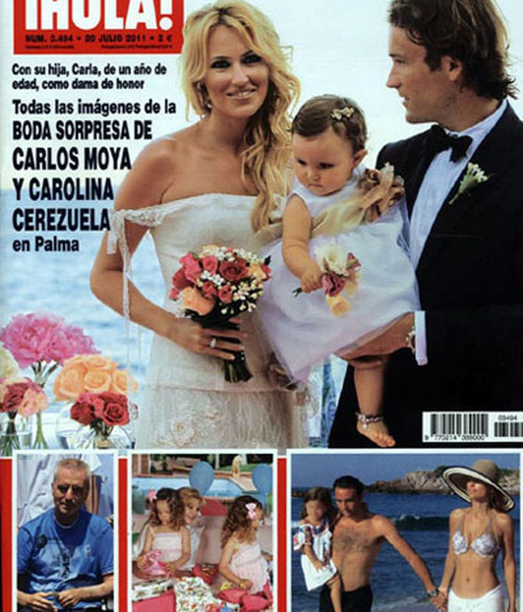 Los detalles del enlace de Carolina Cerezuela y Carlos Moyá