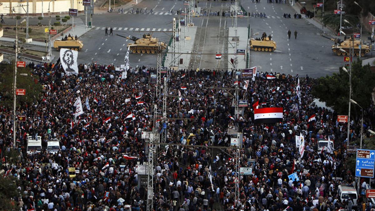 Miles de egipcios contra Morsi