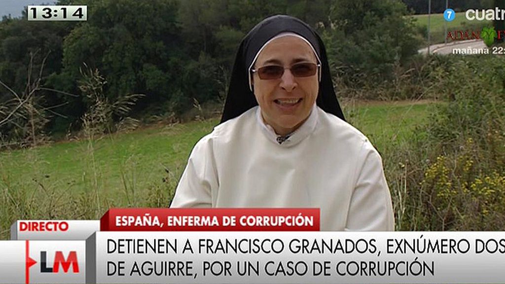 Sor Lucía Caram: “Estamos ante una fractura total y una crisis de Estado”