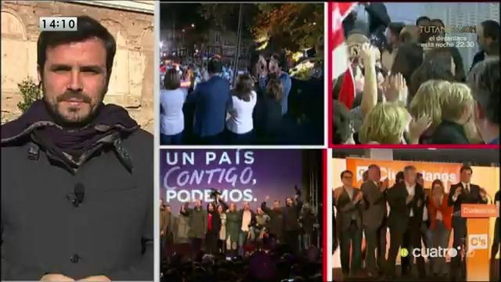 La entrevista a Alberto Garzón, a la carta