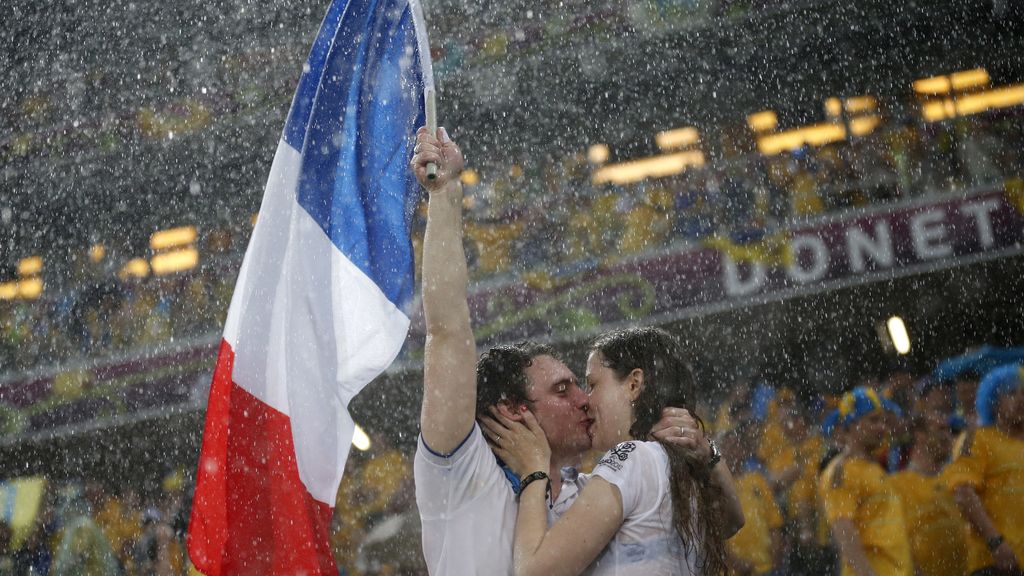 La lluvia, protagonista del Ucrania Francia