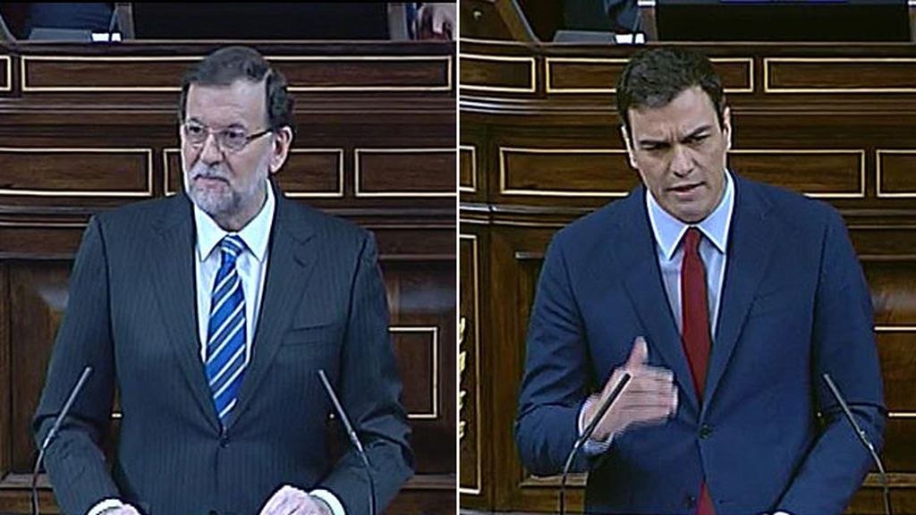 Rajoy y Sánchez, un cara a cara bronco