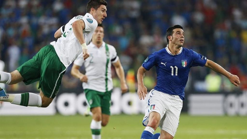 Italia - Irlanda, en imágenes