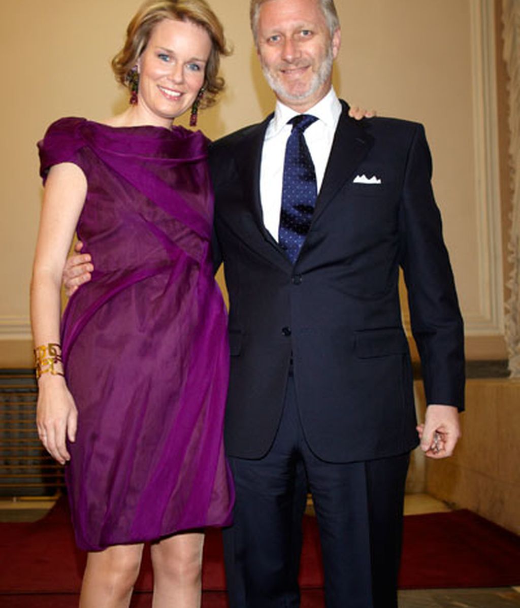 El Príncipe Felipe y la Princesa Matilde de Bélgica