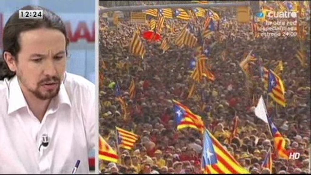 Pablo Iglesias: "Entiendo que Cataluña debería ser lo que los catalanes quieran"