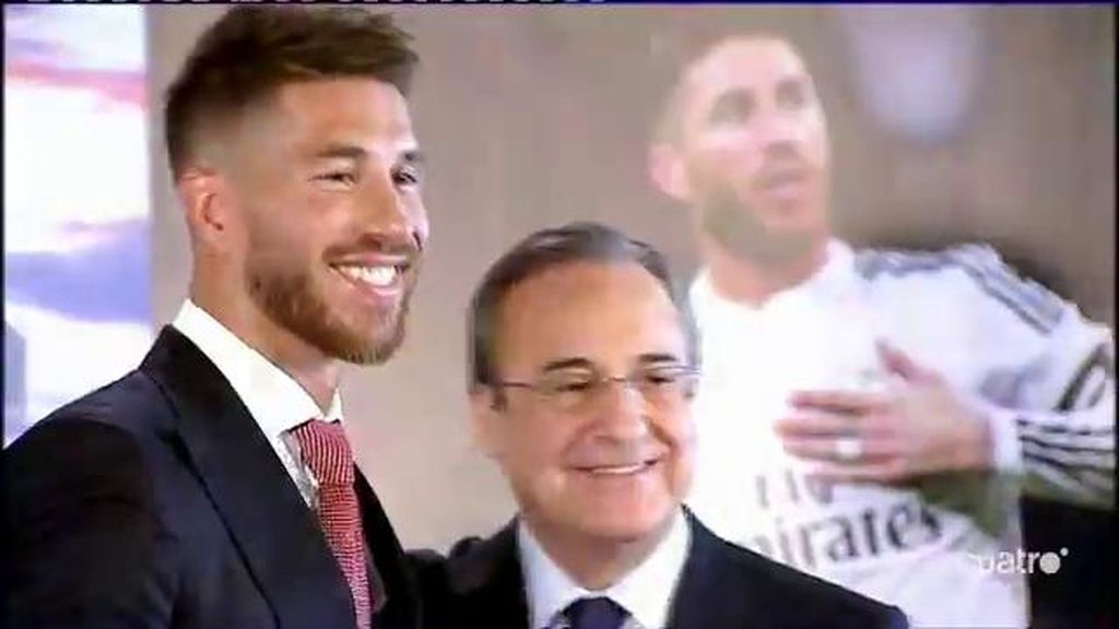 Las miradas de la renovación: así fue el encuentro entre Ramos y Florentino