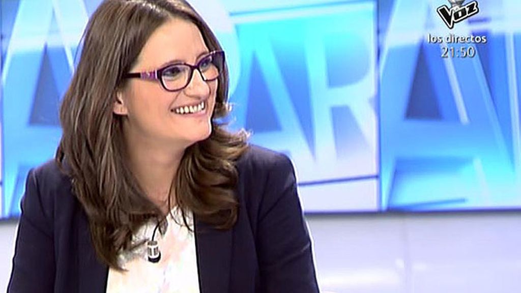 Mónica Oltra: "Nosotros no hemos prometido el oro y el moro"