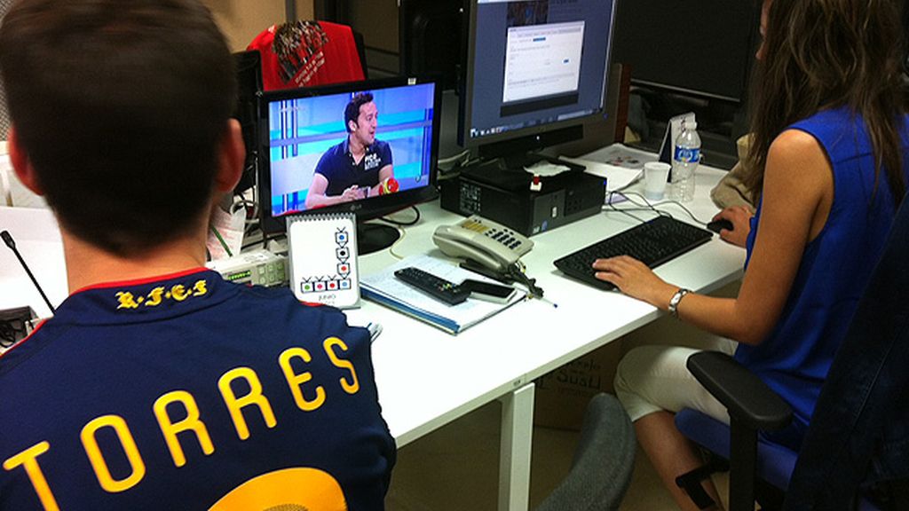 El equipo de la web de Mediaset, haciendo historia con ‘La Roja’