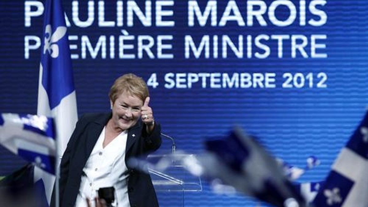 Pauline Marois, partido Quebequés, Quebec, Canadá