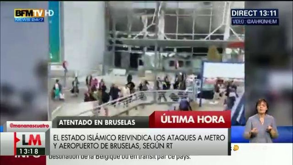 El Estado Islámico reivindica los ataques al metro y el aeropuerto de Bruselas