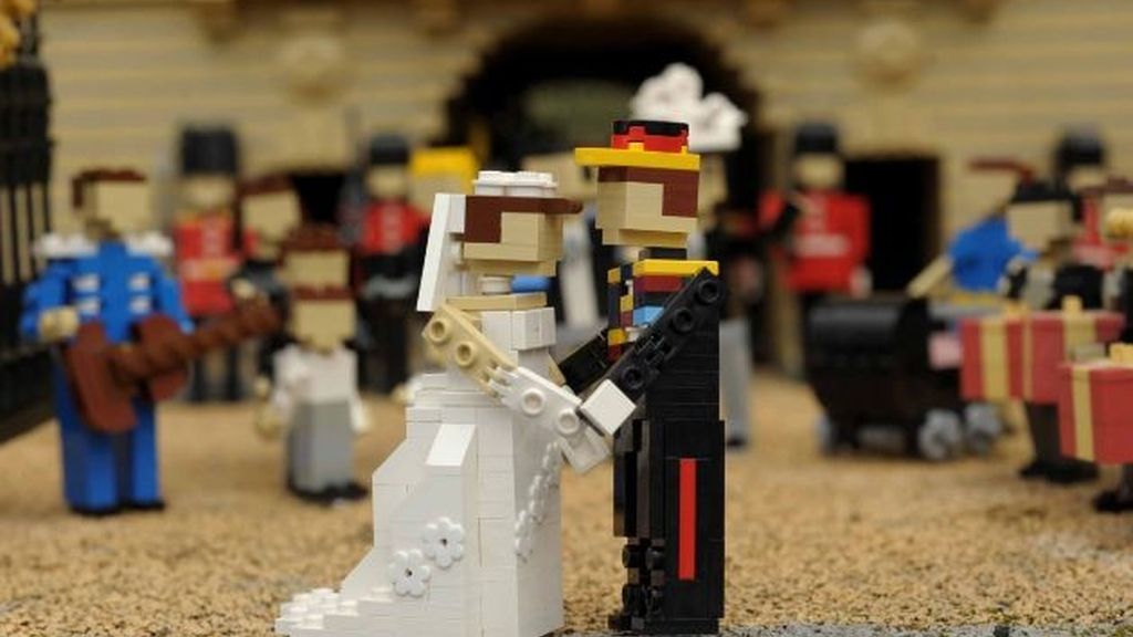 Las primeras imágenes de la boda de Guillermo y Kate... en formato LEGO