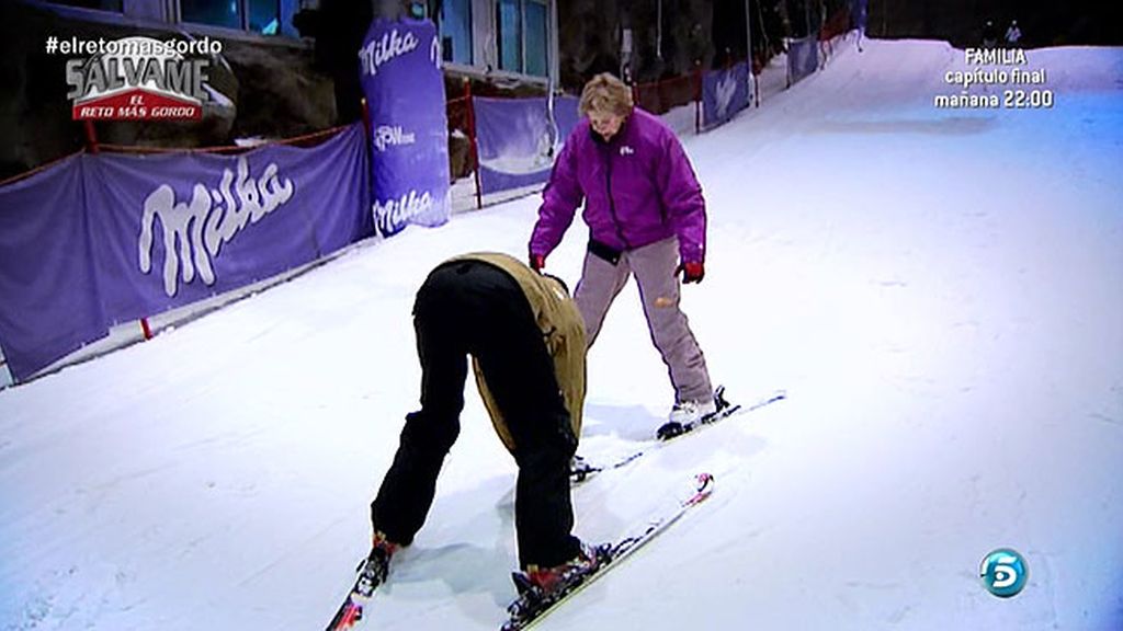 Carmen Bazán se enfada con Melu, lo intenta con la nieve y se relaja con un masaje