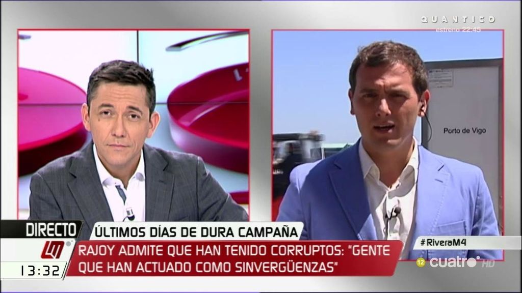 La entrevista a Rivera, a la carta