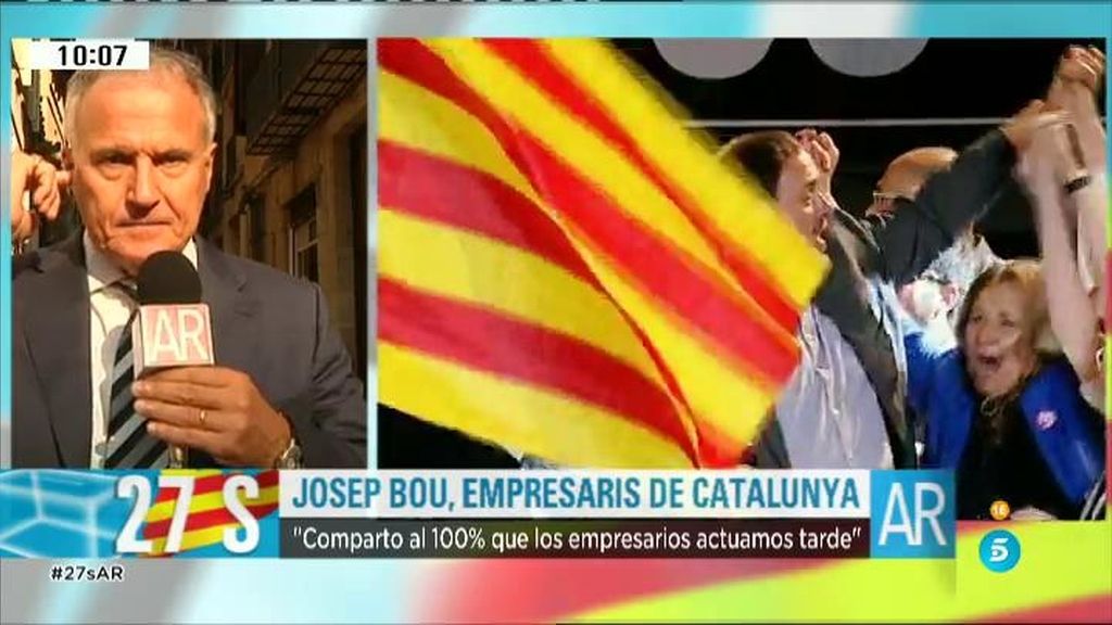 Josep Bou, Empresaris de Catalunya: "No hemos estado a la altura de las circunstancias"