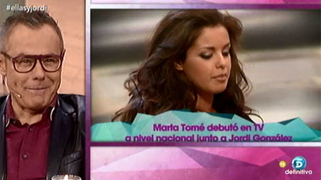 Marta Torné recuerda sus comienzos al lado de Jordi González