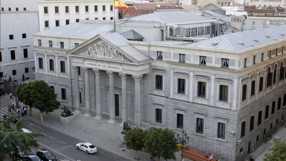 Fachada del edificio del Congreso de los Diputados en Madrid. EFE/Archivo