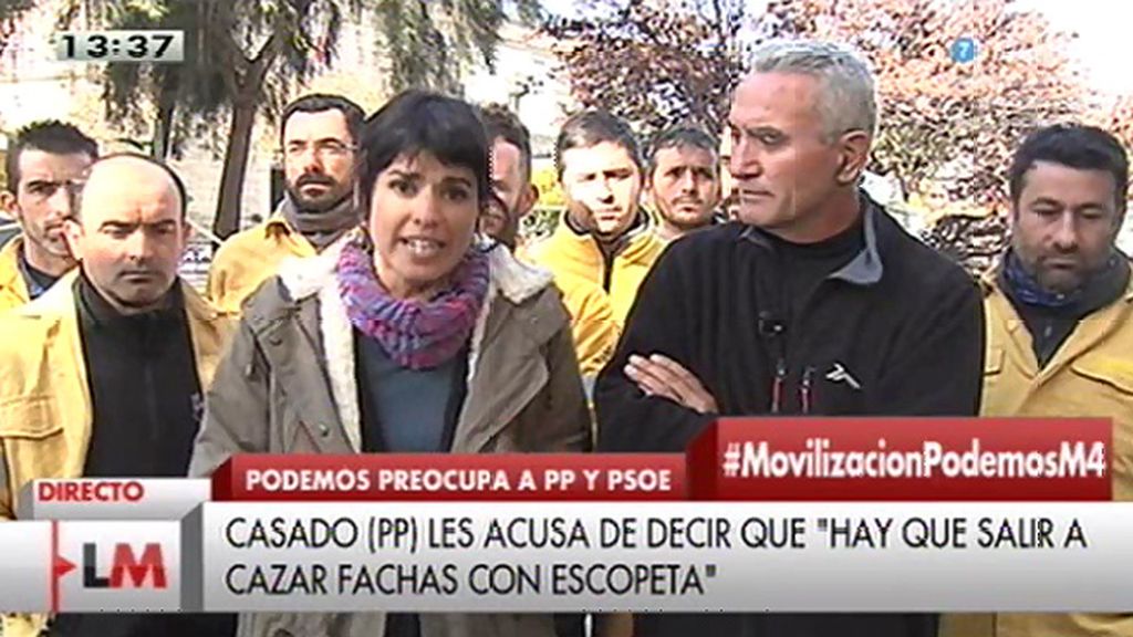 T. Rodríguez: "Dicen que somos frikis, radicales, moderados... que el PP se aclare"