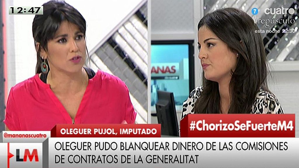 T. Rodríguez: “Hay que esclarecer todas las responsabilidades del familia Pujol”