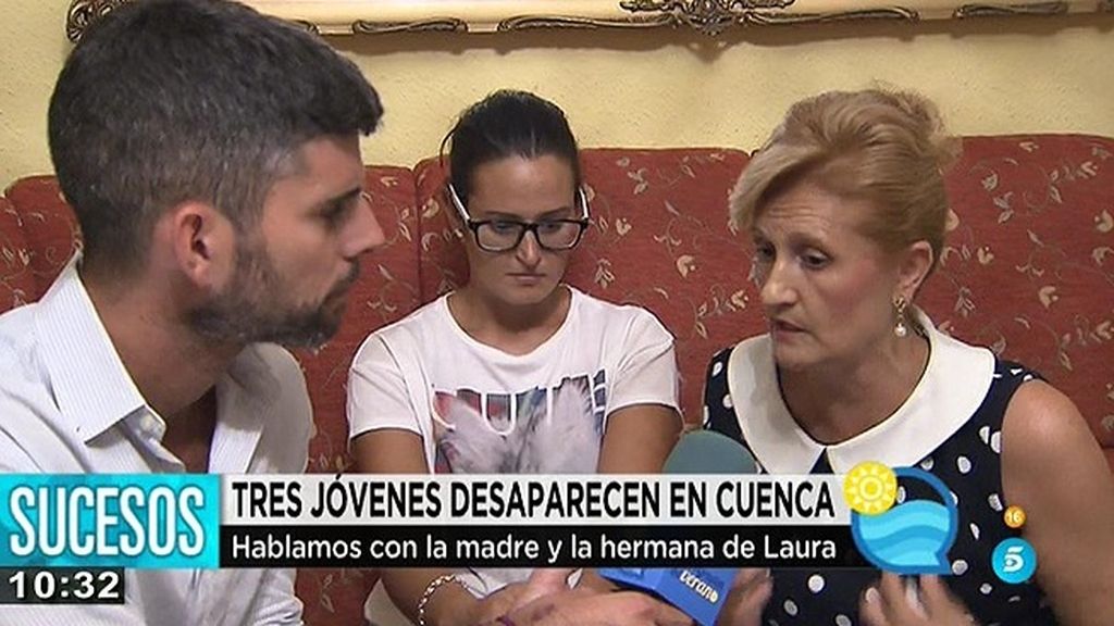 La madre de Laura, desaparecida en Cuenca: "Me da igual cómo me la den pero que me la den. Es mía y la quiero"